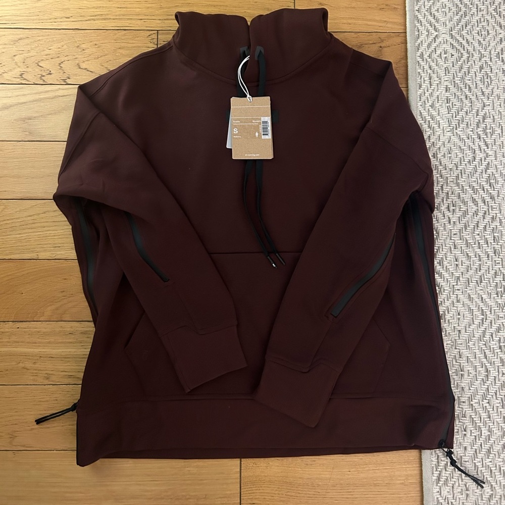 On Cloud, Small, Athletic Maroon Sweatshirt